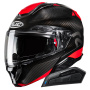 Casque Modulable HJC RPHA91 Carbon Noela MC1 + Kit Bluetooth Smart 11B