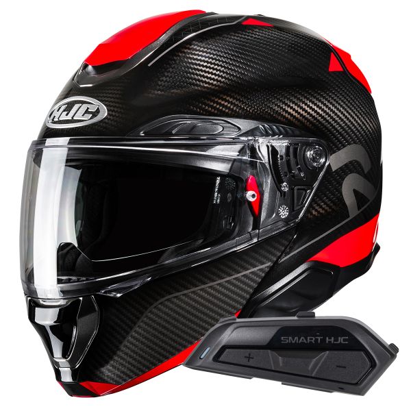 Casque Modulable HJC RPHA91 Carbon Noela MC1 + Kit Bluetooth Smart 21B Casque Modulable HJC RPHA91 Carbon Noela MC1 + Kit Bluetooth Smart 21B