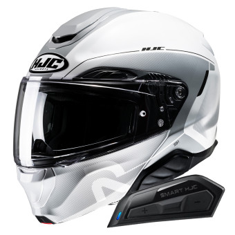 Casque Modulable HJC RPHA91 Combust MC10 + Kit Bluetooth Smart 11B