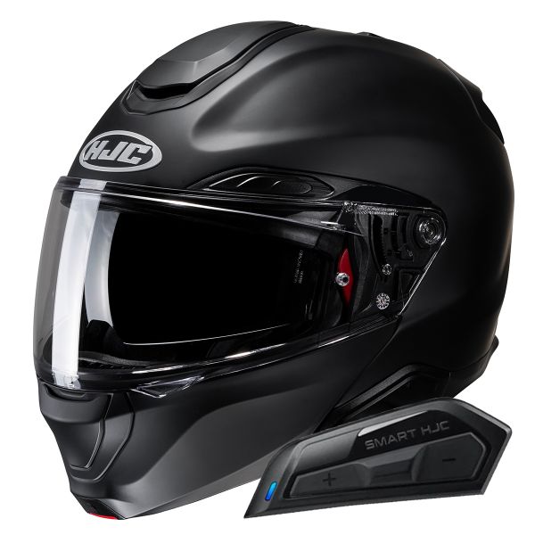 Casque Modulable HJC RPHA91 Matte Black + Kit Bluetooth Smart 11B