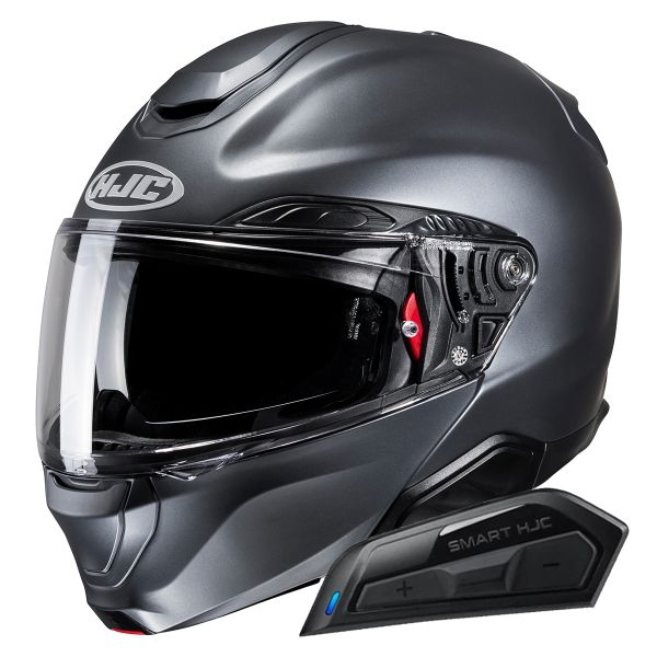 Casque Modulable HJC RPHA91 Semi Flat Anthracite + Kit Bluetooth Smart 11B Casque Modulable HJC RPHA91 Semi Flat Anthracite + Kit Bluetooth Smart 11B