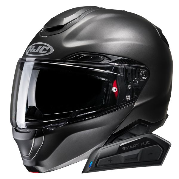 Casque Modulable HJC RPHA91 Semi Flat Titanium + Kit Bluetooth Smart 11B Casque Modulable HJC RPHA91 Semi Flat Titanium + Kit Bluetooth Smart 11B