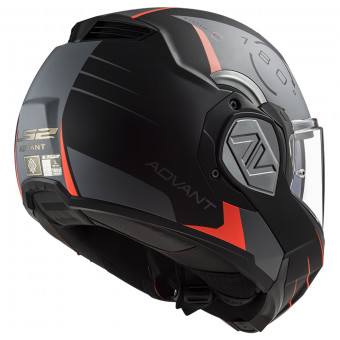 LS2 Advant Codex Matt Black Titanium FF906 + Kit Bluetooth 4X Cardo