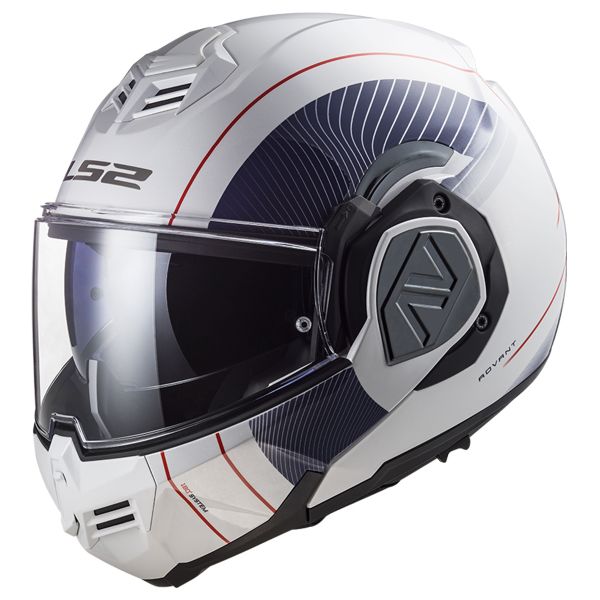 Casque Modulable LS2 Advant Copper White Blue FF906 Casque Modulable LS2 Advant Copper White Blue FF906