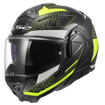 Casque Modulable LS2 Advant II Astral H-V Yellow FF910 Casque Modulable LS2 Advant II Astral H-V Yellow FF910
