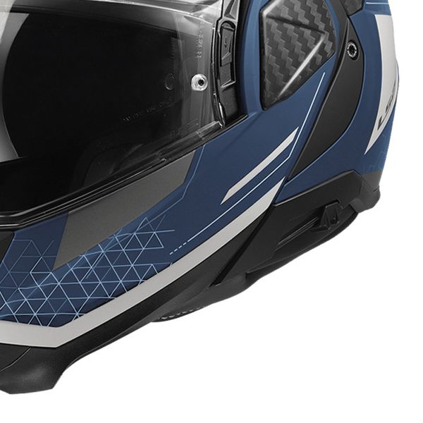 LS2 Advant II Astral Navy Blue Grey FF910