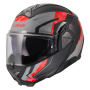 Casque Modulable LS2 Advant II Glide Black Grey Red FF910