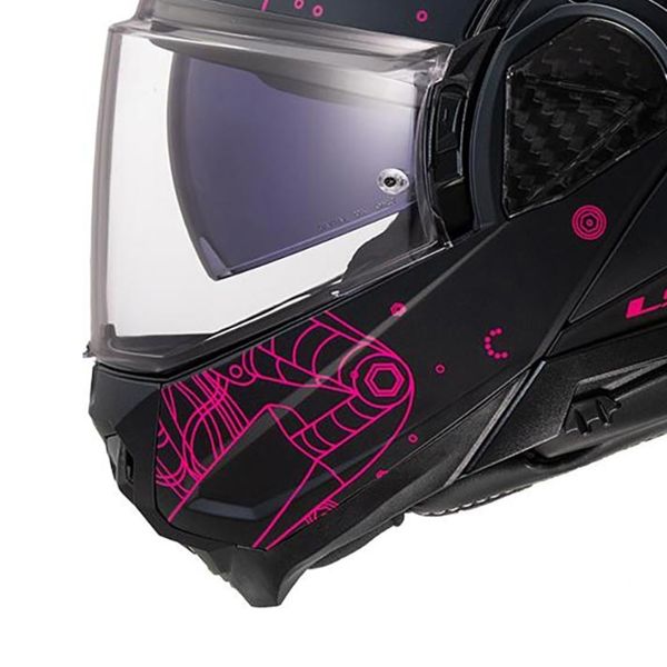 LS2 Advant II Sophia Black Pink FF910