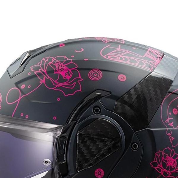 LS2 Advant II Sophia Black Pink FF910