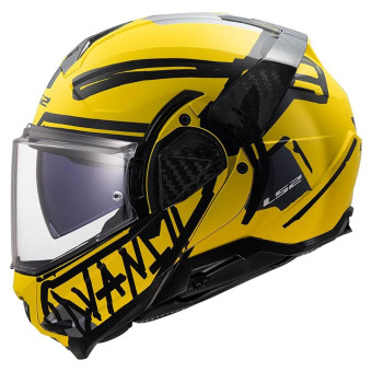 Casque Modulable LS2 Advant II Tape Yellow FF910