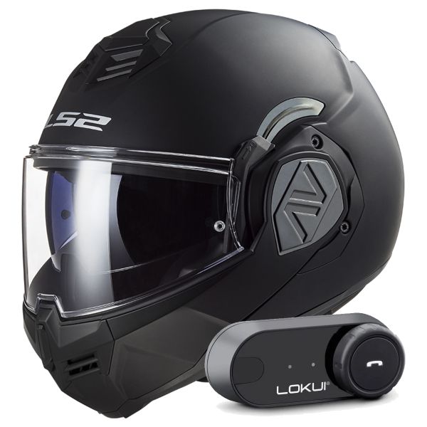 Casque Modulable LS2 Advant Matt Black FF906 + Kit Bluetooth Lokui K30 Casque Modulable LS2 Advant Matt Black FF906 + Kit Bluetooth Lokui K30