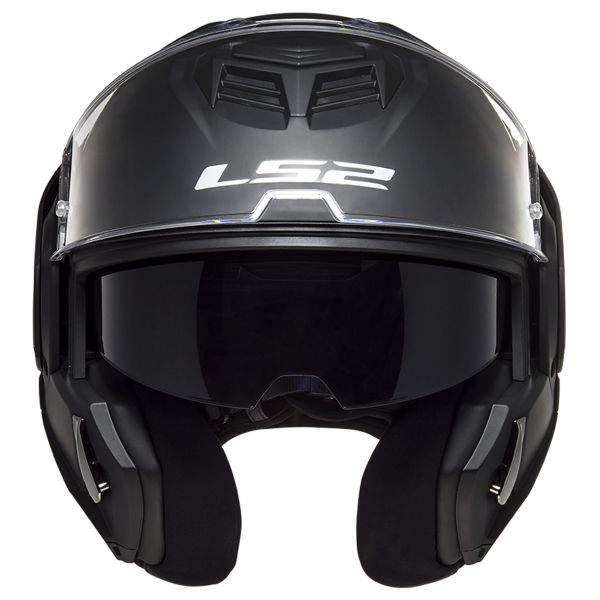 LS2 Advant Matt Black FF906 + Kit Bluetooth BT Mini