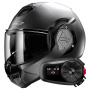 Casque Modulable LS2 Advant Matt Titanium FF906 + Kit Bluetooth 5S Solo