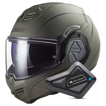 Casque Modulable LS2 Advant Special Matt Sand FF906 + Kit Bluetooth BT Mini