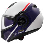Casque Modulable LS2 Advant Swipe White Blue FF906