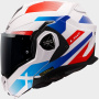 Casque Modulable LS2 Advant X Nova White Blue Red FF901
