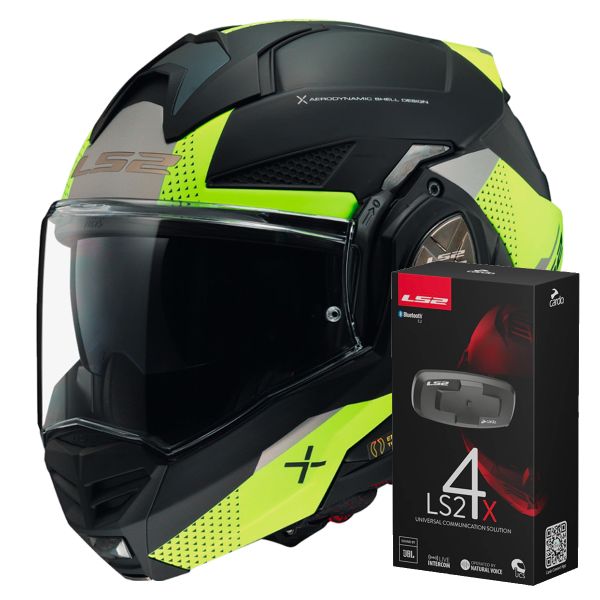 Casque Modulable LS2 Advant X Oblivion M. Black H-V FF901 + Kit Bluetooth 4X Casque Modulable LS2 Advant X Oblivion M. Black H-V FF901 + Kit Bluetooth 4X