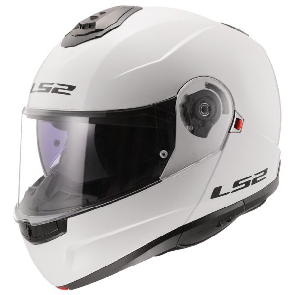 Casque Modulable LS2 Strobe II Gloss White FF908 Casque Modulable LS2 Strobe II Gloss White FF908