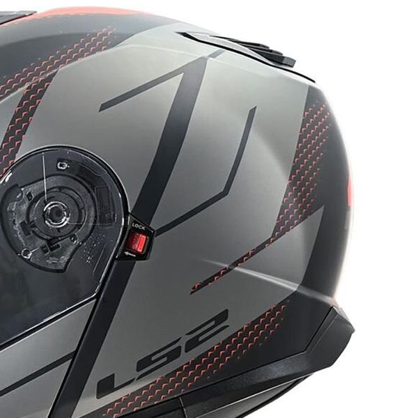 LS2 Strobe II Code Black Grey FF908