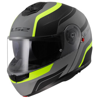Casque Modulable LS2 Strobe II Monza Matt Black H-V Yellow FF908 Casque Modulable LS2 Strobe II Monza Matt Black H-V Yellow FF908