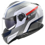 Casque Modulable LS2 Strobe II Monza White Blue Red FF908