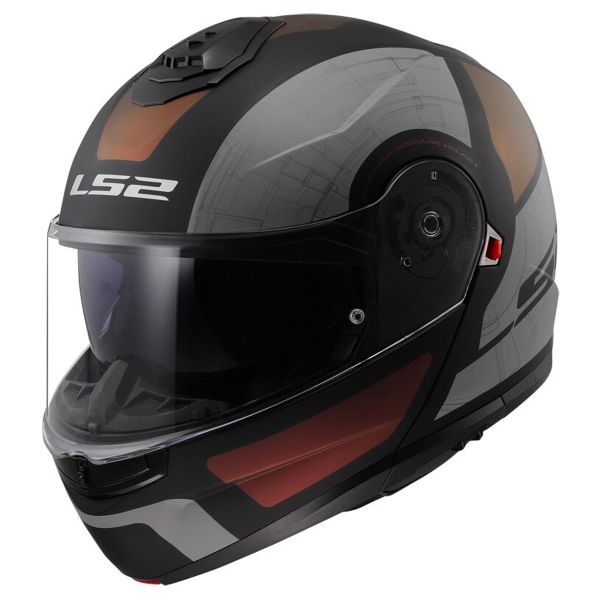 Casque Modulable LS2 Strobe II Orion Matt Black Purple Blue FF908