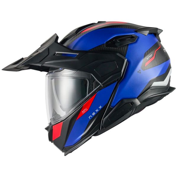 Casque Modulable Nexx X.Lifecountry Terra Blue Red Mat