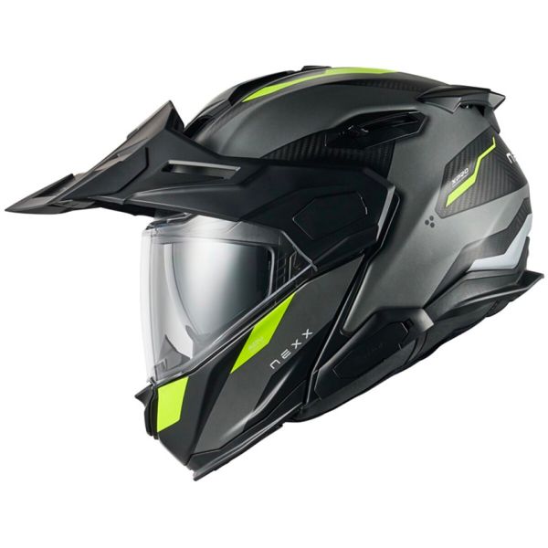 Casque Modulable Nexx X.Lifecountry Terra Grey Neon Mat