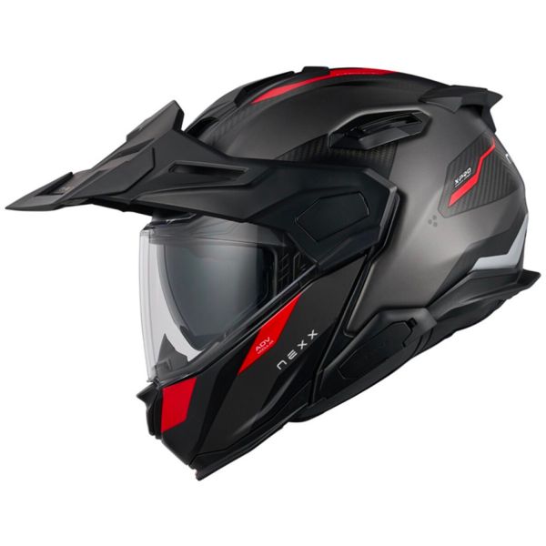 Casque Modulable Nexx X.Lifecountry Terra Grey Red Mat