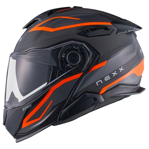 Casque Modulable Nexx X.Lifetour Pro Mile Orange Grey Mat