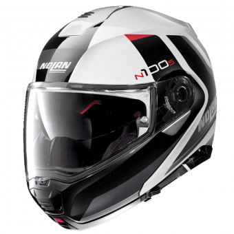 Nolan N100 5 Hilltop N-Com White Black 48