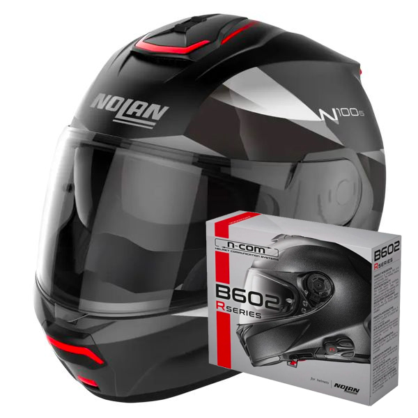 Casque Modulable Nolan N100-6 Paloma N-Com 25 + Kit Bluetooth B602R
