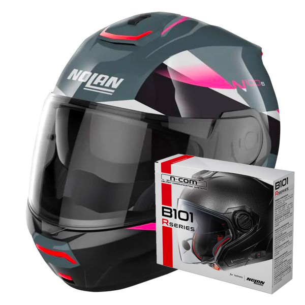 Casque Modulable Nolan N100-6 Paloma N-Com 29 + Kit Bluetooth B101R