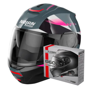 Casque Modulable Nolan N100-6 Paloma N-Com 29 + Kit Bluetooth B602R