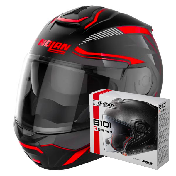 Casque Modulable Nolan N100-6 Surveyor N-Com 21 + Kit Bluetooth B101R