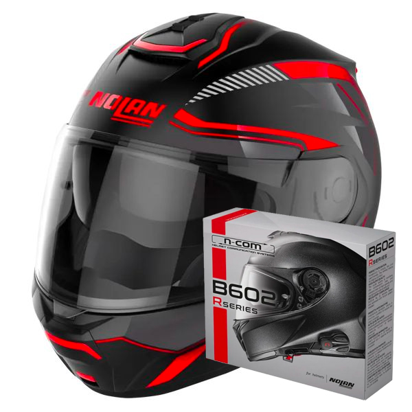 Casque Modulable Nolan N100-6 Surveyor N-Com 21 + Kit Bluetooth B602R