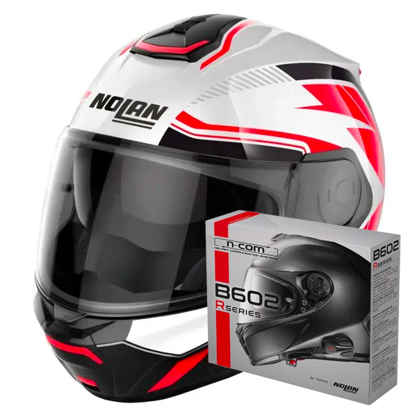 Casque Modulable Nolan N100-6 Surveyor N-Com 23 + Kit Bluetooth B602R