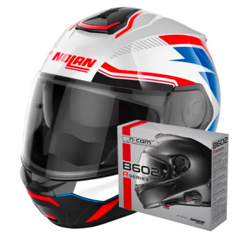 Casque Modulable Nolan N100-6 Surveyor N-Com 24 + Kit Bluetooth B602R
