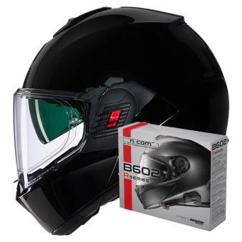 Casque Modulable Nolan N120-1 Classico 301 + Kit Bluetooth B602R