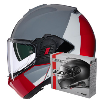 Casque Modulable Nolan N120-1 Grafo 349 + Kit Bluetooth B602R
