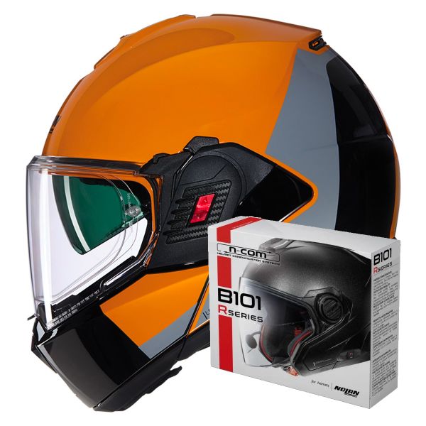 Casque Modulable Nolan N120-1 Grafo 350 + Kit Bluetooth B101R