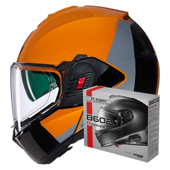 Casque Modulable Nolan N120-1 Grafo 350 + Kit Bluetooth B602R