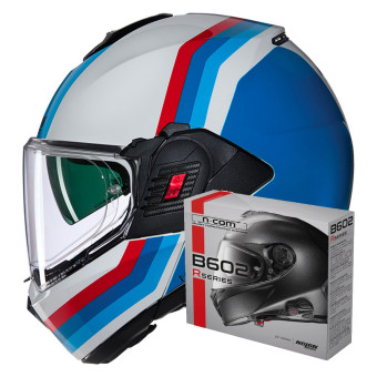 Casque Modulable Nolan N120-1 Lineo 347 + Kit Bluetooth B602R