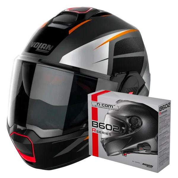 Casque Modulable Nolan N120-1 Nightlife N-Com 26 + Kit Bluetooth B602R