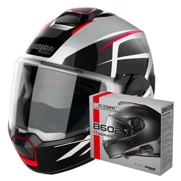 Casque Modulable Nolan N120-1 Nightlife N-Com 27 + Kit Bluetooth B602R