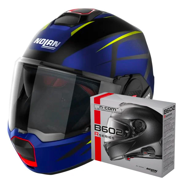 Casque Modulable Nolan N120-1 Nightlife N-Com 28 + Kit Bluetooth B602R