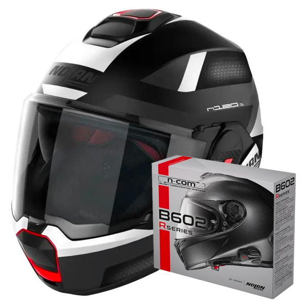 Casque Modulable Nolan N120-1 Subway N-Com 21 + Kit Bluetooth B602R