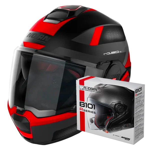 Casque Modulable Nolan N120-1 Subway N-Com 22 + Kit Bluetooth B101R