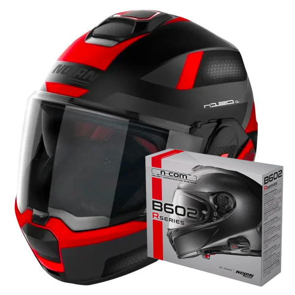 Casque Modulable Nolan N120-1 Subway N-Com 22 + Kit Bluetooth B602R