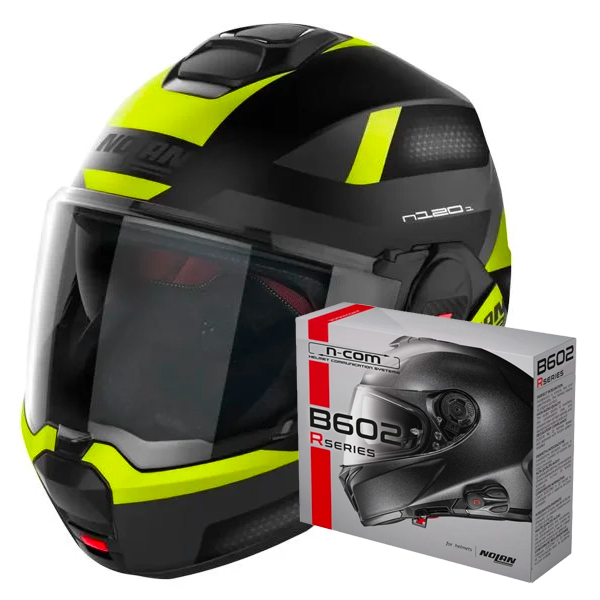 Casque Modulable Nolan N120-1 Subway N-Com 23 + Kit Bluetooth B602R